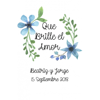 Bengalas de boda modelo Gandía