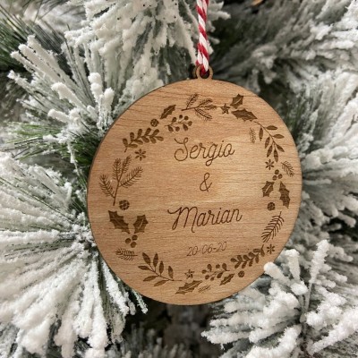 Adorno navidad pareja 2