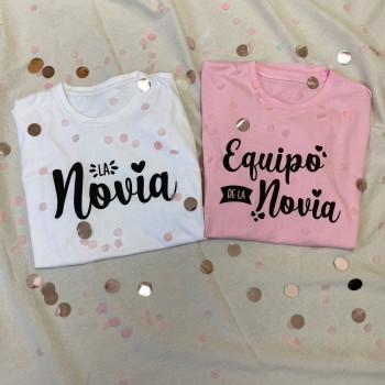 Pack despedida Novia Camiseta + Bolsa