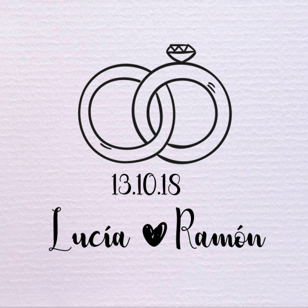 Sello de boda diamante 29,90 €