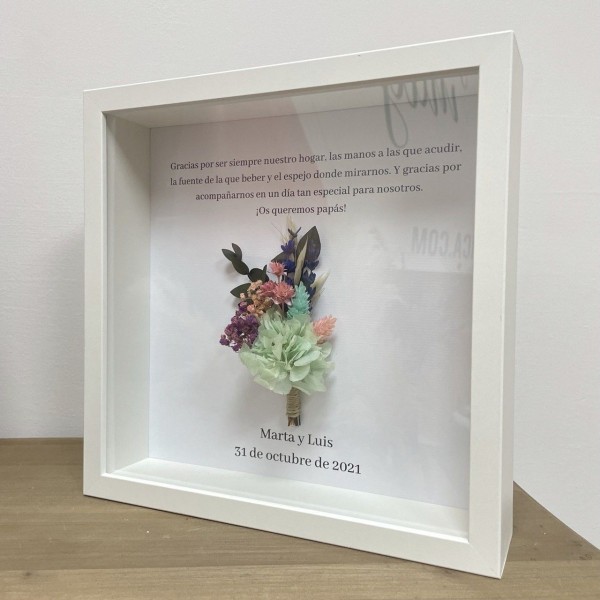 Marco ramillete preservado