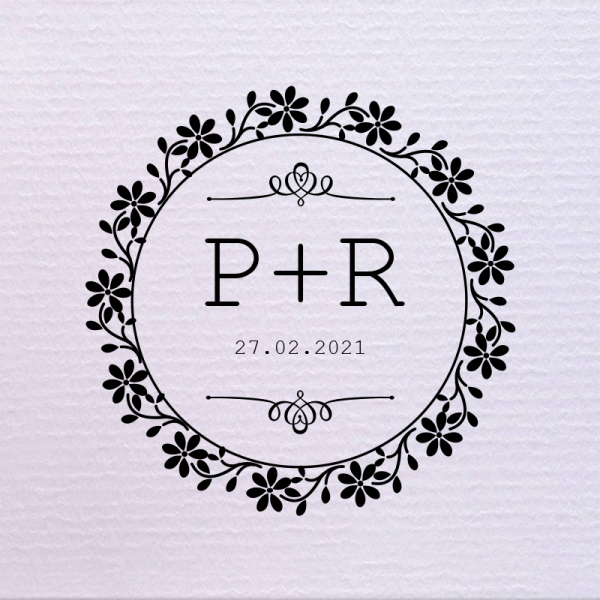 Sello de boda Ornamental 29,90 €