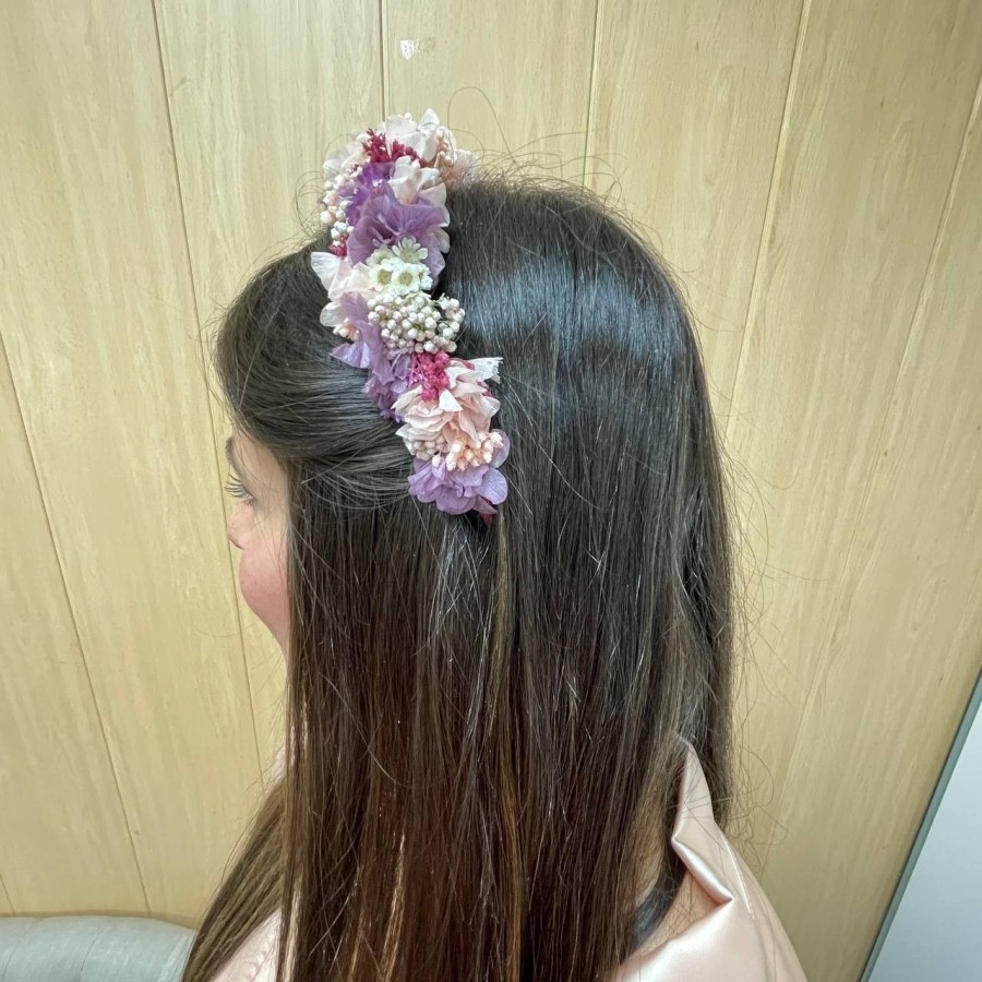 Diadema de flores Violeta