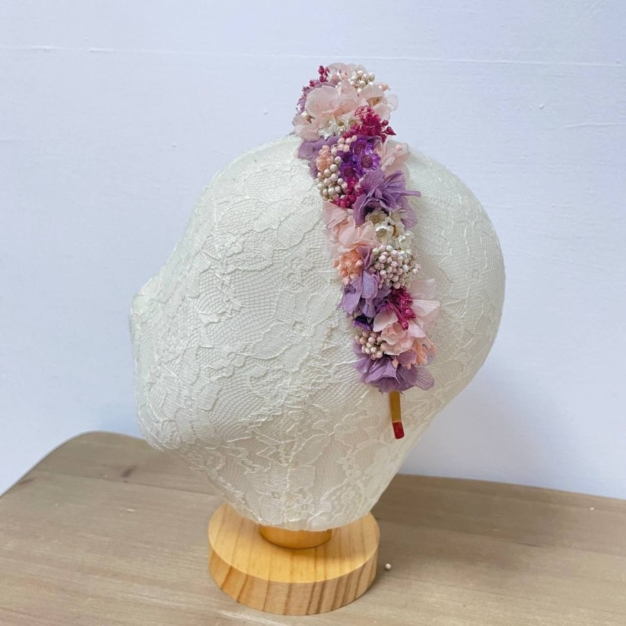 Diadema de flores Violeta