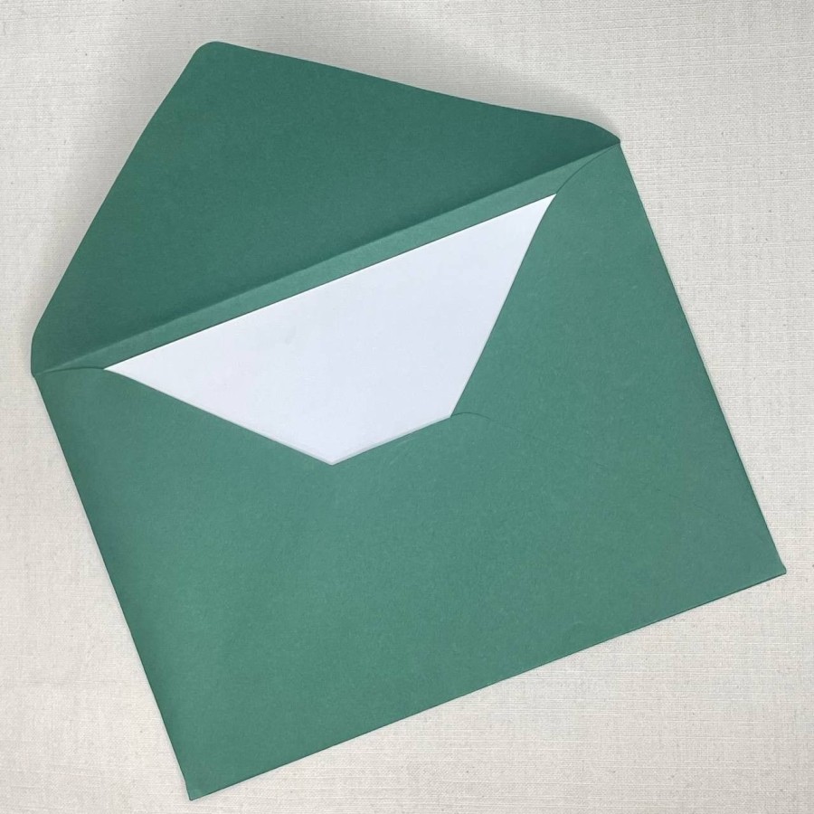 Sobre Invitación Verde Hoja