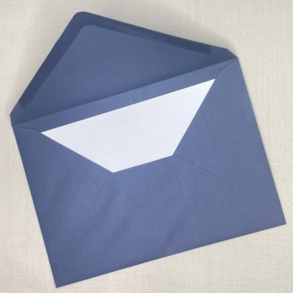 Sobre Inivtación Azul Marino