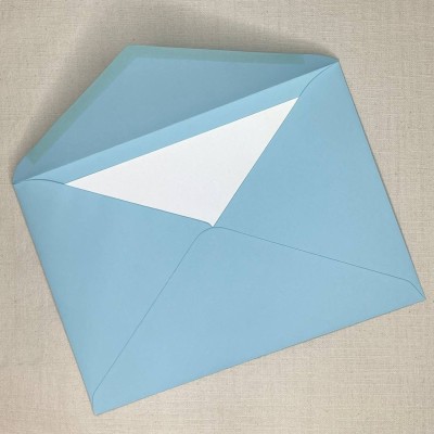 Sobre invitación Celeste 2