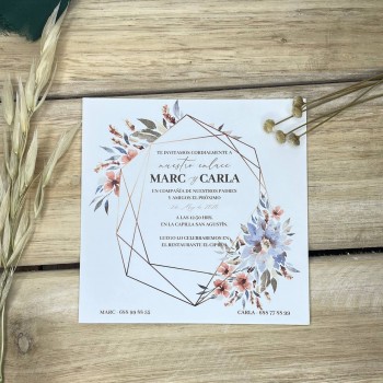 Invitación de boda Venezia