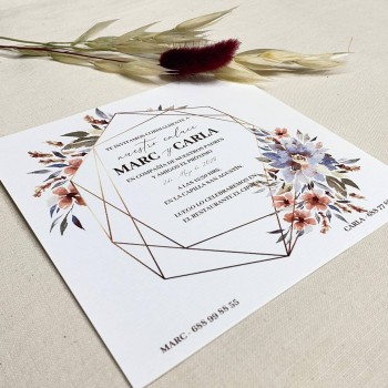 Invitación de boda Venezia