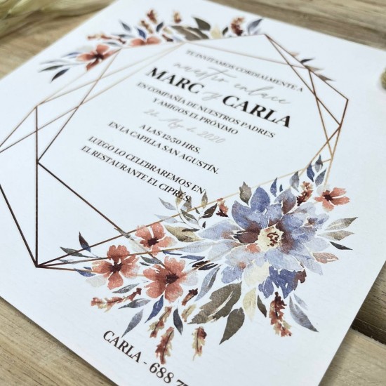 Invitación de boda Venezia
