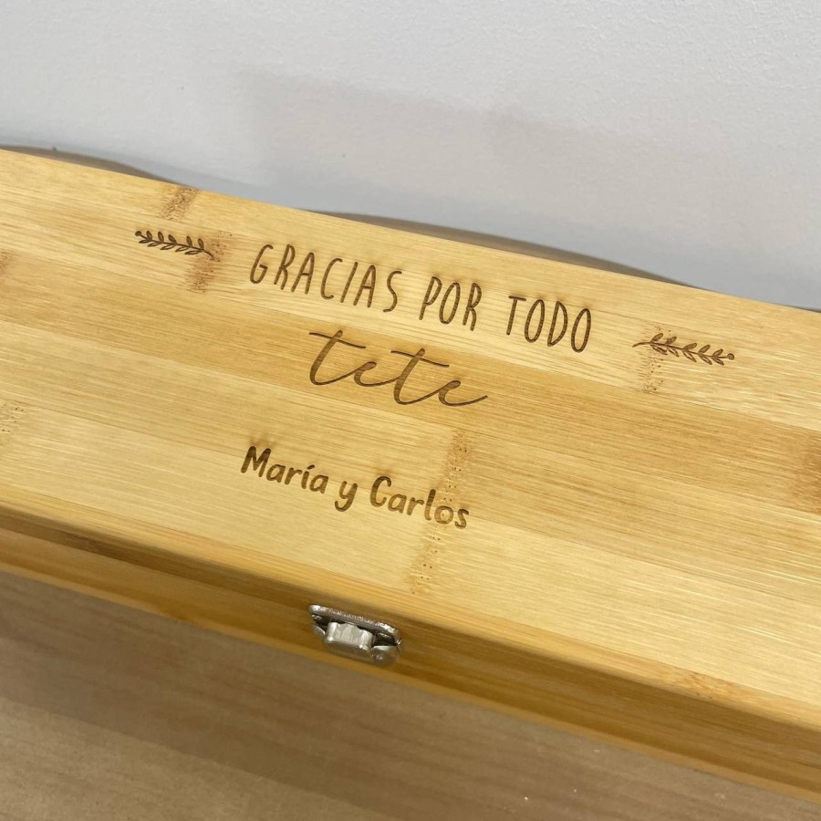 Caja de vino personalizada