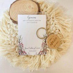 Tarjeta detalle boda... 2