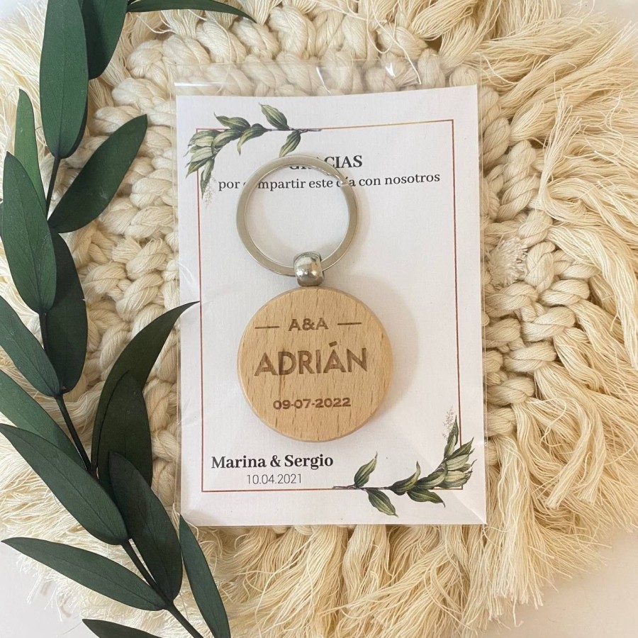 Tarjeta detalle boda Laurel