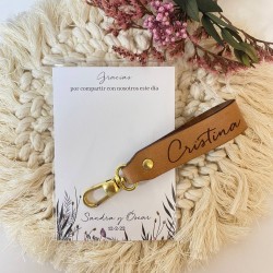 Tarjeta detalle boda Silvestre 2