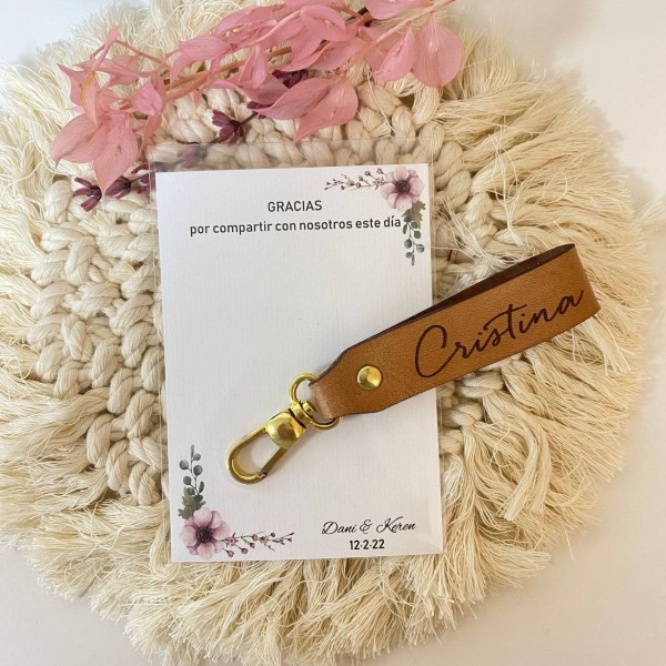 Tarjeta detalle boda Romántica