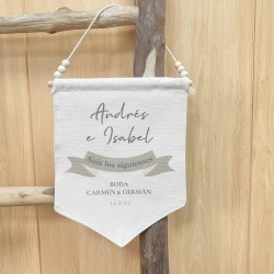 Banderín para boda Ribbons 2