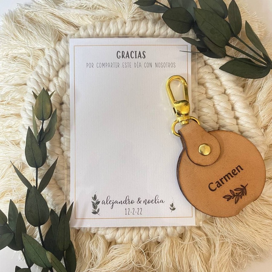 Tarjeta detalle boda Olivo