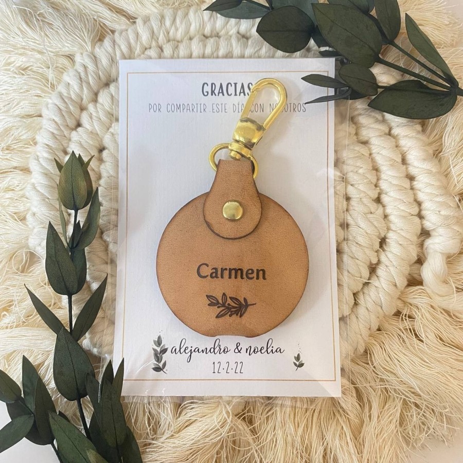 Tarjeta detalle boda Olivo