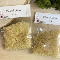 Bolsita de arroz Romántica