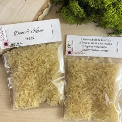 Bolsita de arroz Romántica 2