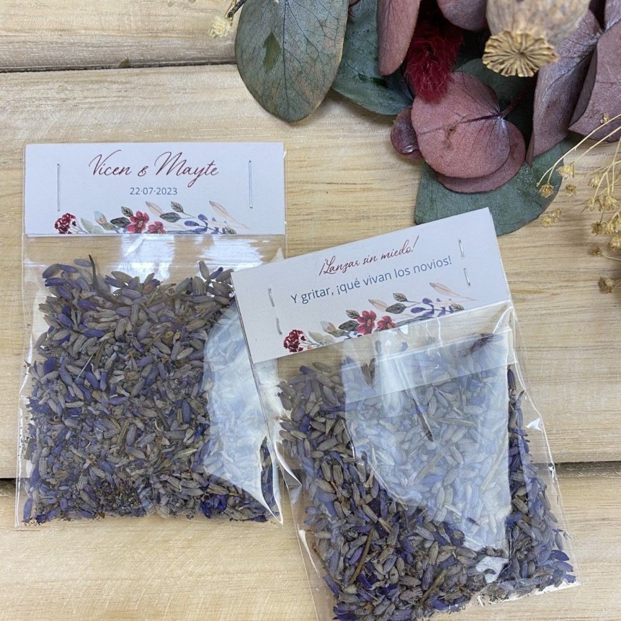 Bolsita de lavanda Lagurus