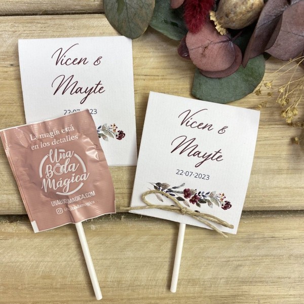 Piruleta agradecimiento Lagurus