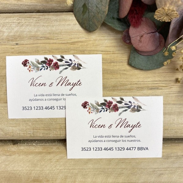 Tarjeta Número de Cuenta Lagurus