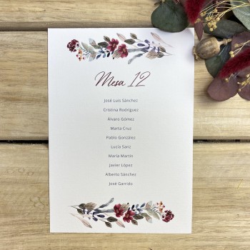 Seating Plan Lagurus