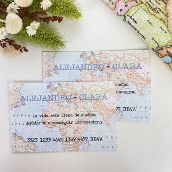 Tarjeta Número de Cuenta Viajera