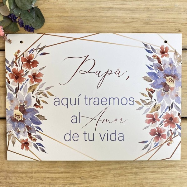 Cartel Personalizado boda