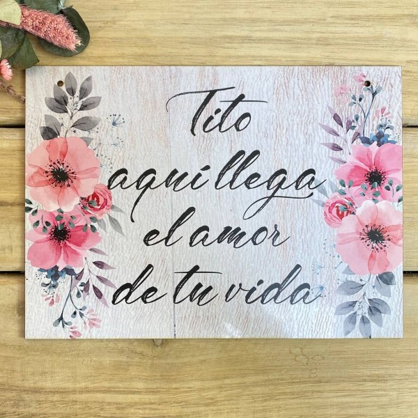 Cartel Personalizado boda
