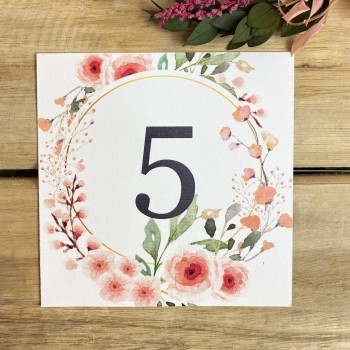 Mesero de boda Peach