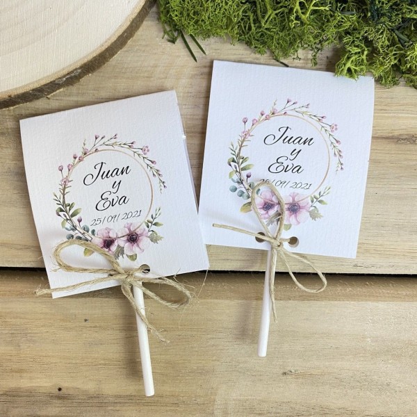 Piruleta agradecimiento Romántica