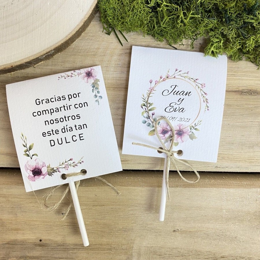 Piruleta agradecimiento Romántica