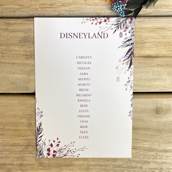 Seating Plan Silvestre