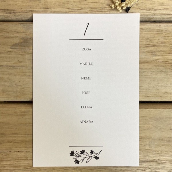 Seating Plan Minimal