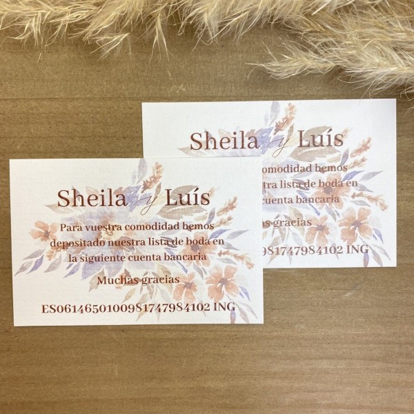 Tarjeta Número de cuenta Venezia