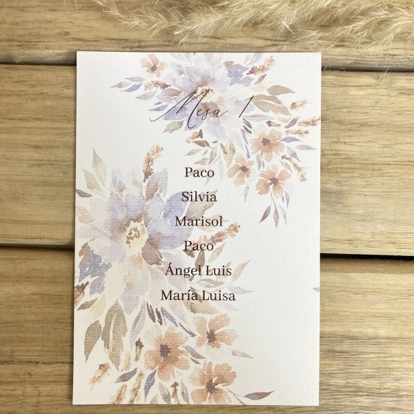 Seating Plan boda  Venezia