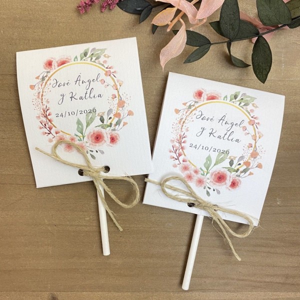 Piruleta agradecimiento Peach