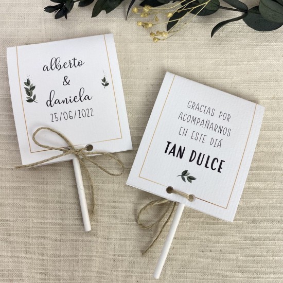 Piruleta agradecimiento Olivo