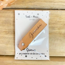 Tarjeta detalle boda Kameri 2