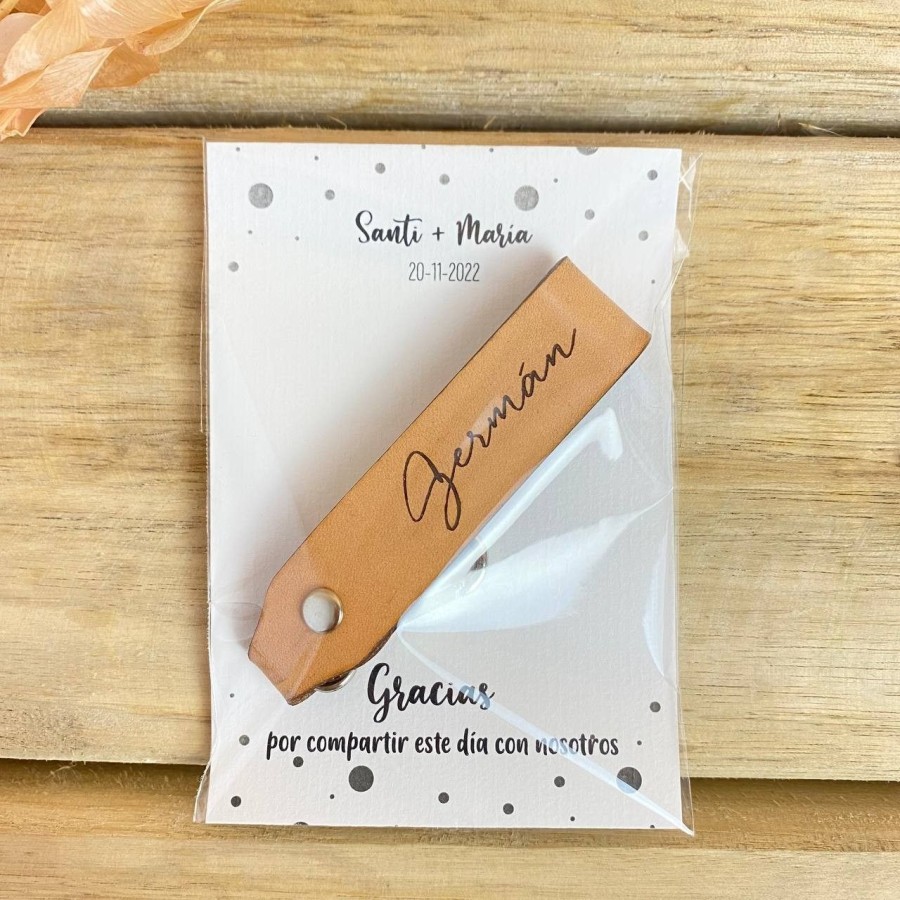 Tarjeta detalle boda Kameri