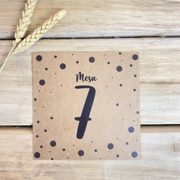 Mesero de boda Kameri kraft