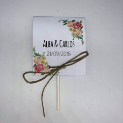 Tarjeta Agradecimiento piruleta 0,50 €
