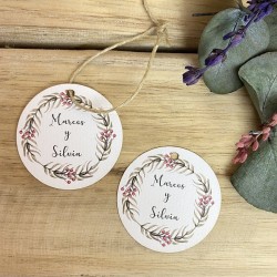 Etiqueta de boda Campanilla 2