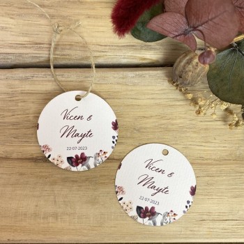 Etiqueta de boda Lagurus