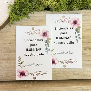 Bengala de boda Romántica