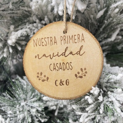 Adorno rodaja primera navidad 2