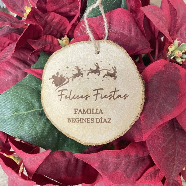 Mini rodaja felices fiestas