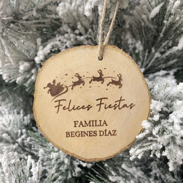 Mini rodaja felices fiestas